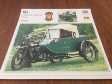 Carte moto collection Atlas motorcycle BSA 770 6/7 Hp model E Colonial 1920 UK