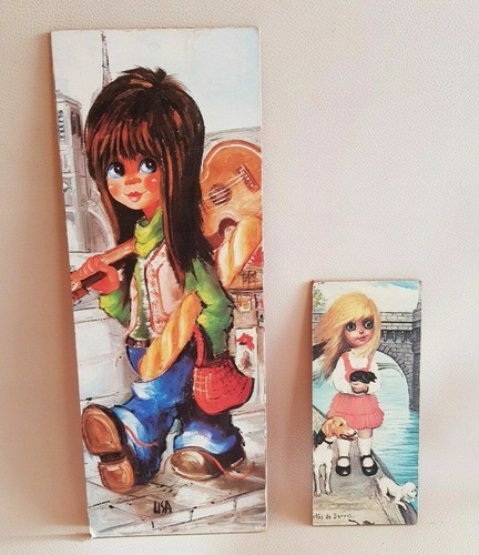 Tableaux vintage enfants style