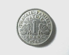 1 FRANC FRANCISQUE  1943  !!!