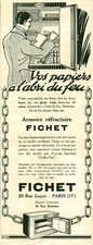 Publicité ancienne coffre