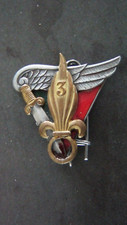 insigne 3 bataillon Etranger parachutiste Légion Drago Romainville indochine
