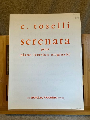 Toselli serenata pour piano - e.,