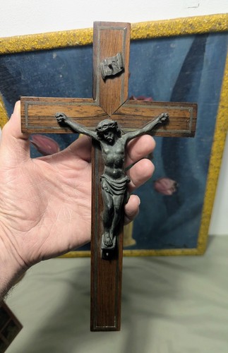 Ancien crucifix christ - ancien,