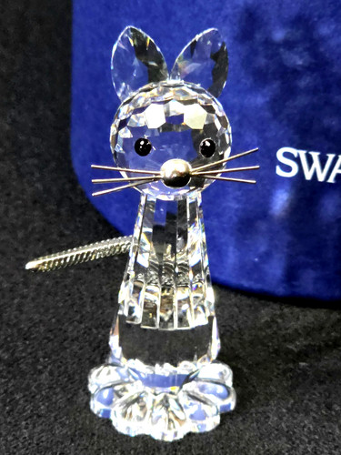 Swarovski crystal replica cat - swarovski,