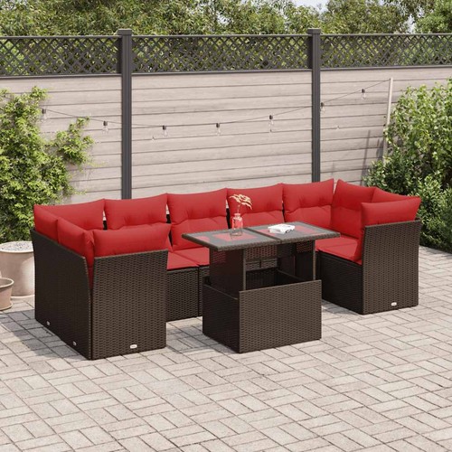 Salon jardin avec coussins - salon,