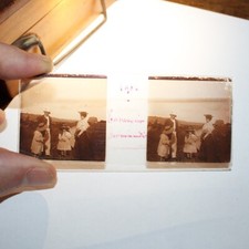 Plaque photo stéréoscopique verre / 1906 Madagascar Tananarive - Soavinandriana