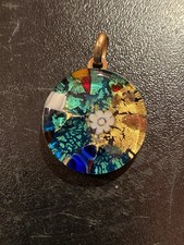 Rare Pendentif En Verre De