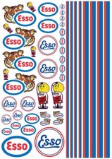 Planche décalcomanies à l'eau, Sponsors Vintage , Maquette 1:24, Miniatures