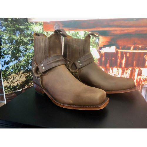 Bottes basses cuir botas - basses, en