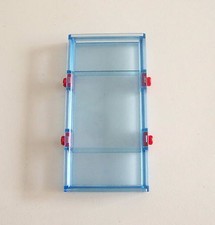 PLAYMOBIL (C110) AEROPORT - Baie Vitrée Bleue Simple H 12cm 4311 Zoo 4461 4468