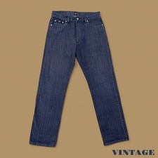Jean droit rayures vintage - jean, À