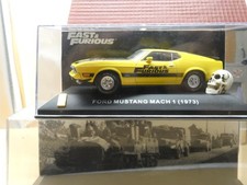 FORD MUSTANG MACH 1 1973 1/43 PERSONNALISATION FAST AND FURIOUS Modèle Unique
