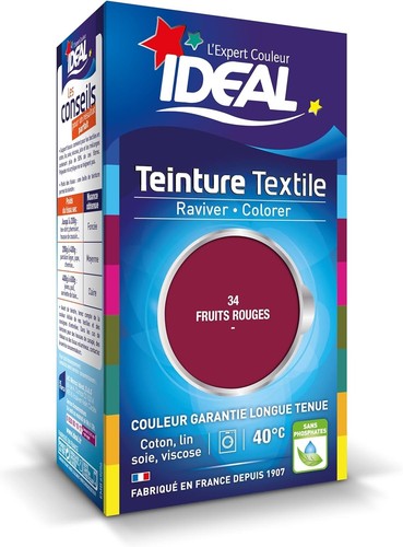 Teinture tissu ideal rouge - teinture,