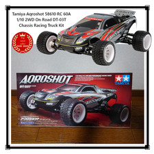 Tamiya Aqroshot 58610 RC 60A 1/10 2WD On Road DT-03T Chassis Racing Truck Kit JP