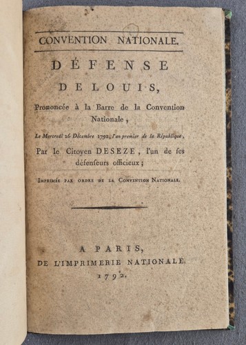 Révolution deseze défense - révolution,
