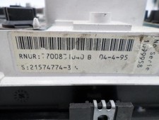 Compteur RENAULT CLIO 1 PHASE 2 7700831040