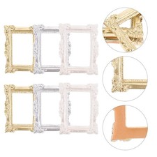  6 Pcs Cadre Photo En Résine Afficher Les Petites Photos Cadres Décoratifs