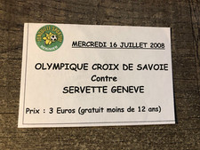 ticket )) CROIX SAVOIE V