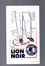 buvard - cirage LION NOIR -