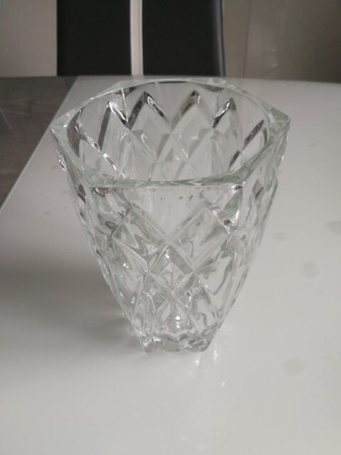 Vase verre taillé cm - vase, en