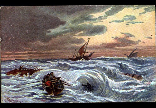 Canot sauvetage mer - de,