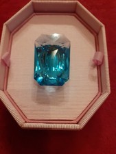 Bague Lucent Oversize Bleu