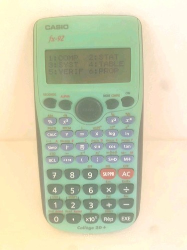Calculatrice casio 92 - calculatrice, fx-92