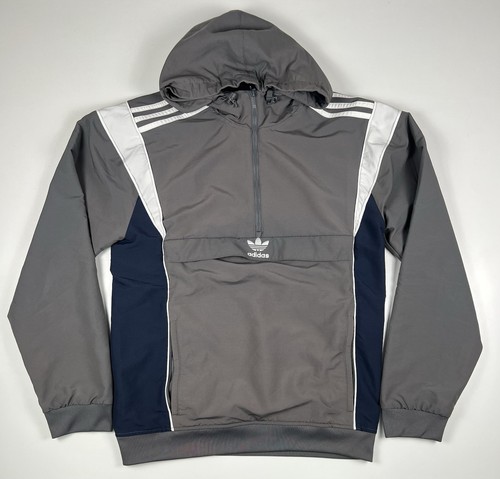 Adidas veste coupe vent grise - veste,