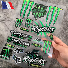  Autocollant  MONSTER ENERGY RAPTOR  REFLECHISSANT   MOTO CASQUE REF 61F