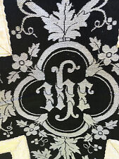 Chape Chasuble Liturgique Broderie Prêtre Aube Ancien 1