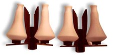 Paire De Lampes De Mural Appliques stilnovo Ans 60 Vintage Moderne