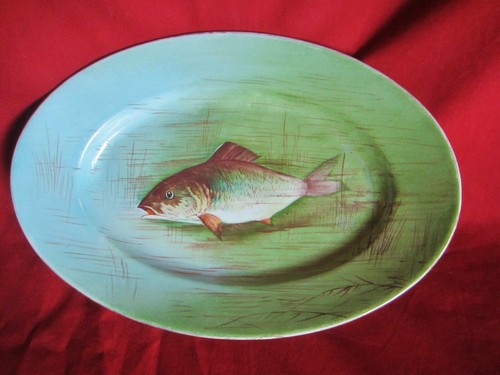 Magnifique plat poisson - plat, à