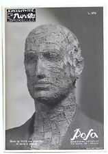 Buste homme en corde, mannequin Rosa, Italie, 1950 Vintage photo originale