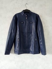 Veste aspect cuir pour hommes