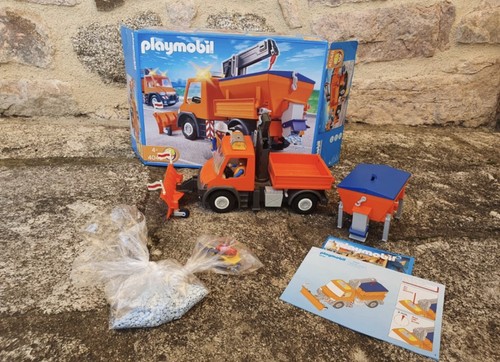 Playmobil camion chasse neige - camion,