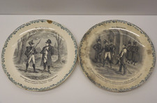 - 2 ANCIENNES ASSIETTES HB &