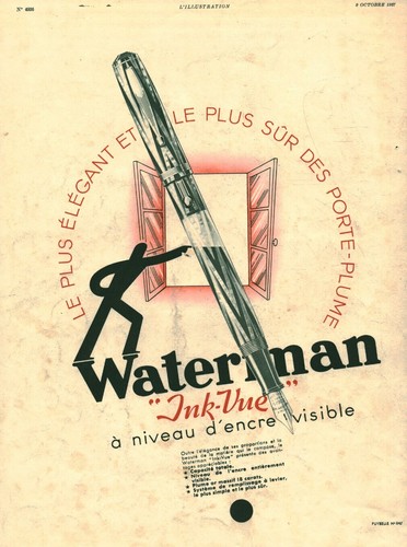 Publicité ancienne stylo jif - stylo,