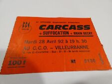 RARE / TICKET BILLET CONCERT