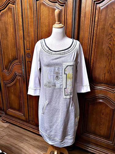 💋Magnifique robe sweat fond