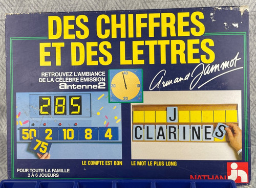 Des chiffres lettres - chiffres,