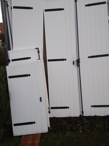 Volets pvc blanc avec - blanc,