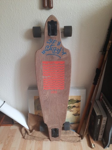 Longboard planche signée - longboard,