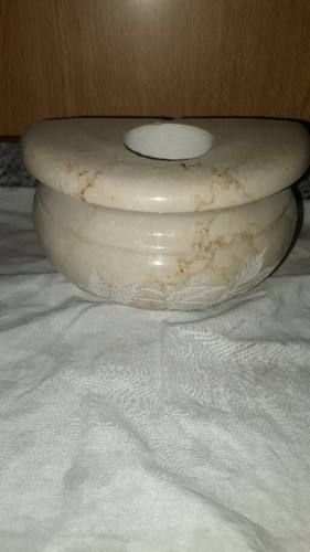 Vase marbre beige - vase,