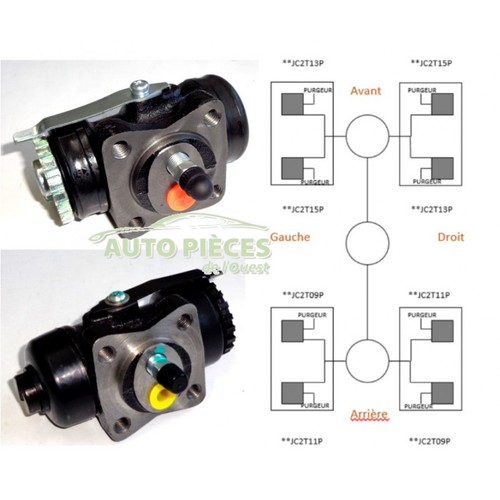 Cylindres roue av toyota - 2,