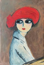 Tableau HST Travail de copiste Kees Van Dongen "Le Coquelicot"