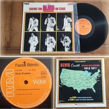 LP 33t RPM (12") ELVIS PRESLEY « Having fun with Elvis on stage » France (1974)
