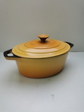 Cocotte Invicta, Le Creuset? Fonte émaillée Jaune - Made in France N°27