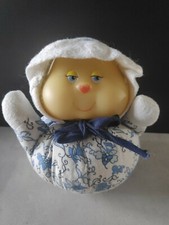 Luciole Doudou Boule Ajena Tête Phosphorescente Peluche Vintage