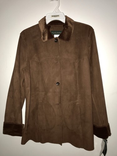Nwt harve benard faux suede - faux,