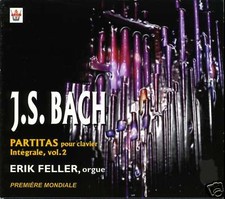 BACH partitas pour clavier ERIC FELLER (ORGUE) / ARION